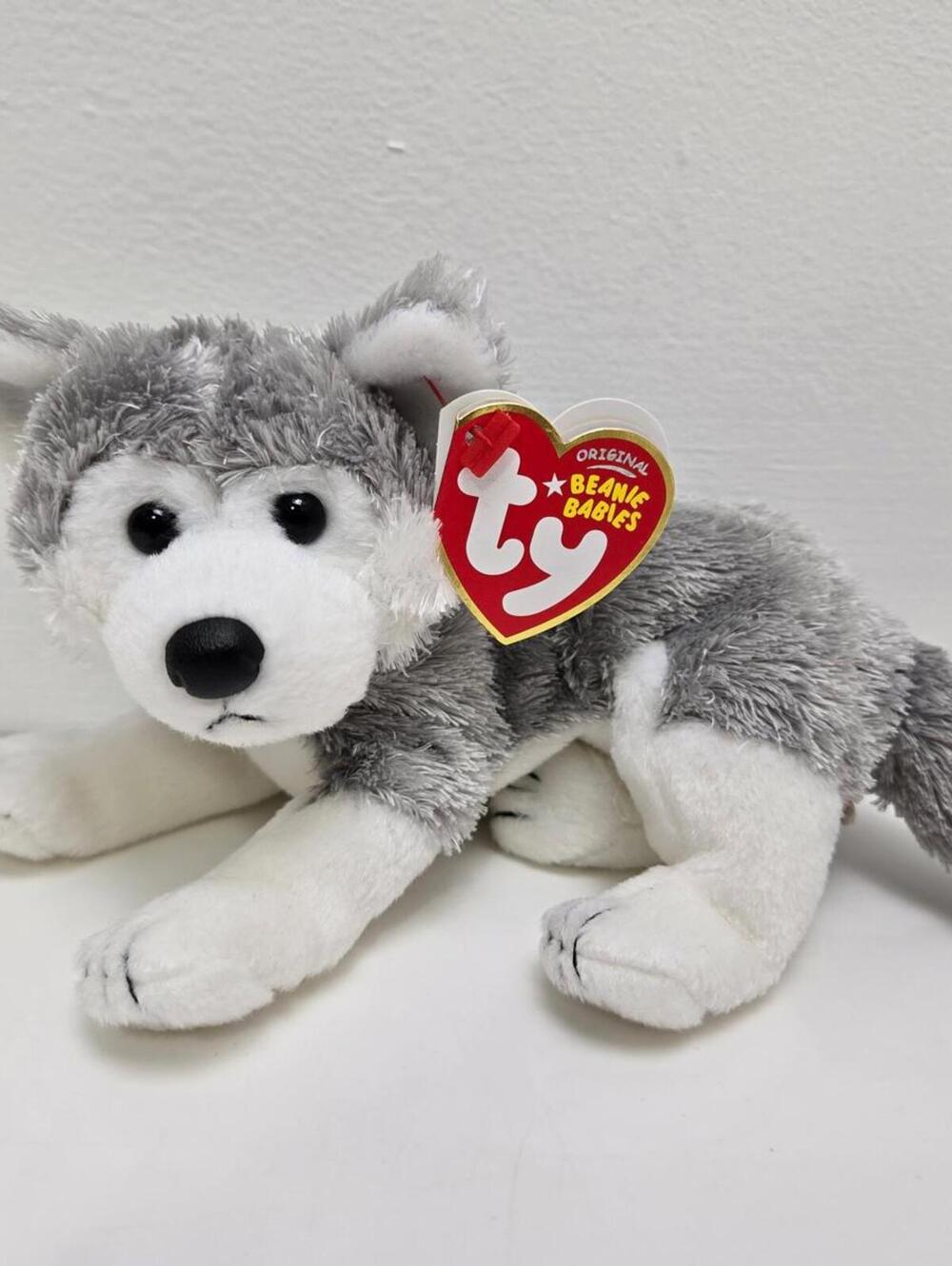 Ty Beanie Baby “Avalanche” the Husky Pup *Rare* (8 inch)
